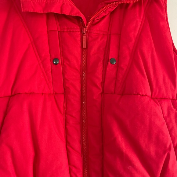 Vintage Obermeyer Red Puffer Vest - L - Picture 3 of 6